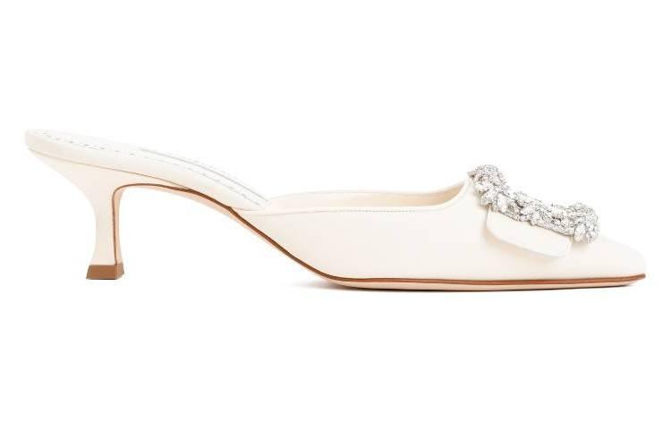 Buy Manolo Blahnik Maysale '新娘穆勒鞋 81' 11801151309