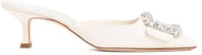 Manolo Blahnik Maysale 'Bridal Mules 81' Wanita Kahwin 11801151309