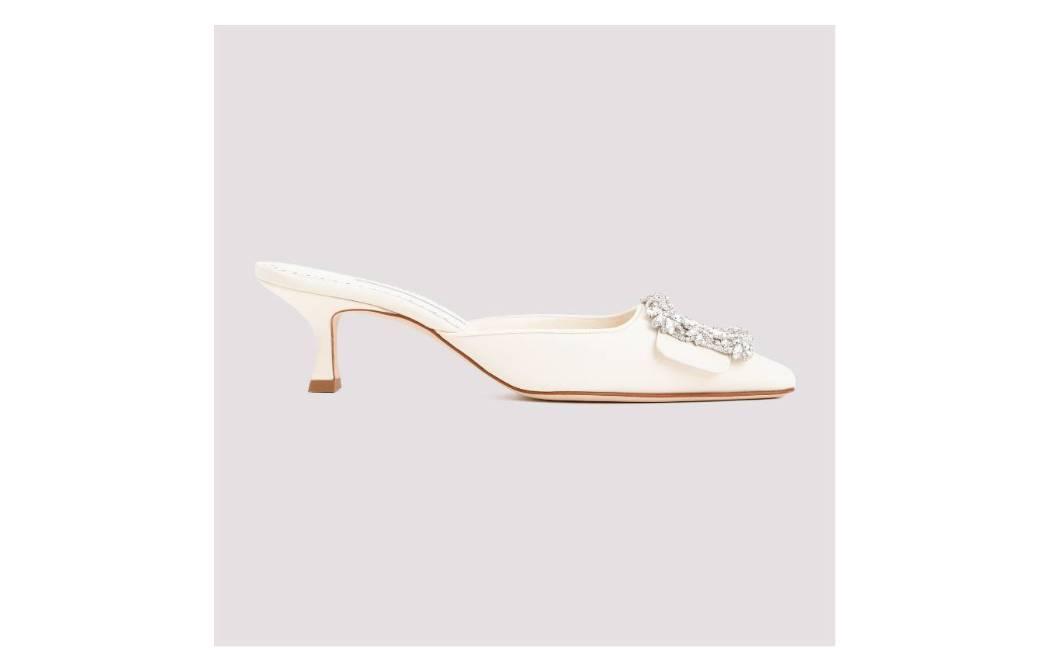 Manolo Blahnik Maysale 'Bridal Mules 81' 圖 4