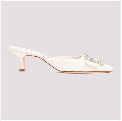 Manolo Blahnik Maysale 'Bridal Mules 81' 11801151309 Shop Manolo Blahnik Maysale 'Bridal Mules 81' 11801151309
