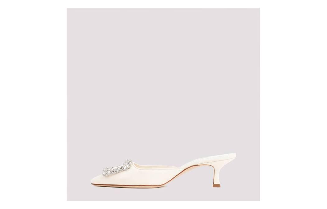 Manolo Blahnik Maysale 'Bridal Mules 81' 圖 5