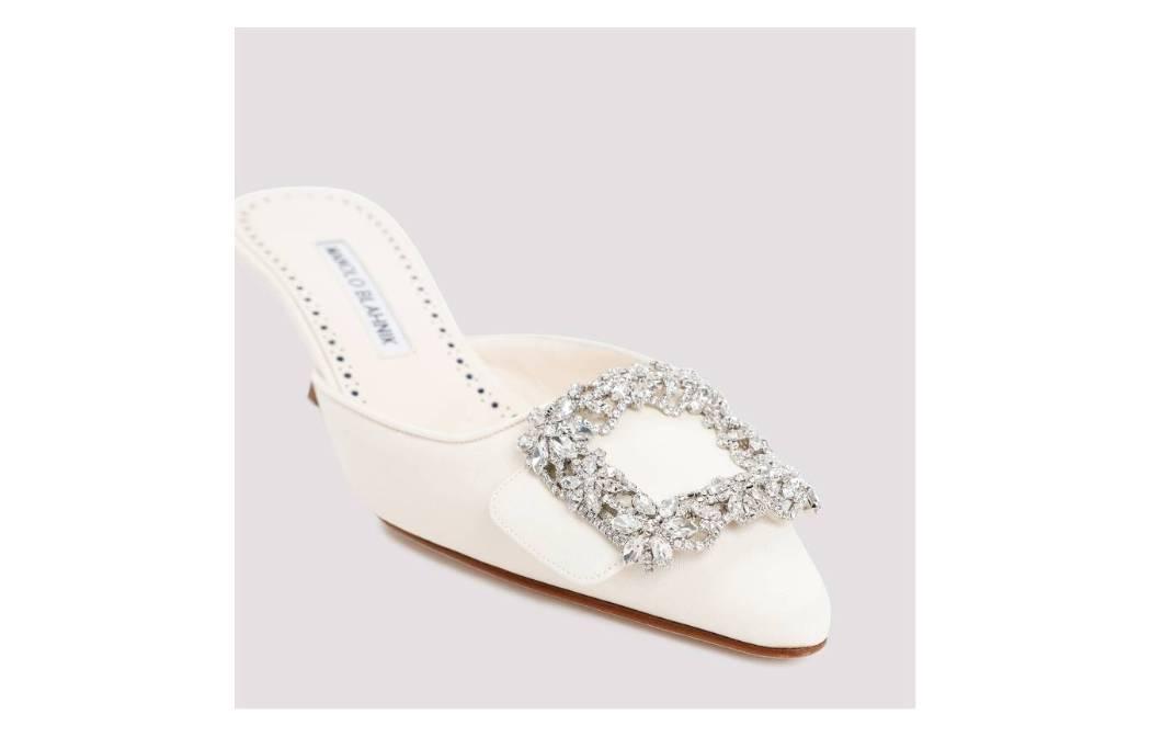 Manolo Blahnik Maysale 'Bridal Mules 81' 圖 6