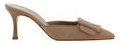 Sizing Manolo Blahnik Maysale Pumps 'Tumit Tinggi Coklat' 9XX02472504