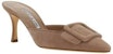 Manolo Blahnik Maysale Pumps 'Tumit Tinggi Coklat' 9XX02472504