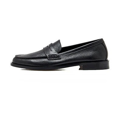 Manolo Blahnik Penny Loafer 'Retro Calfskin Black'
