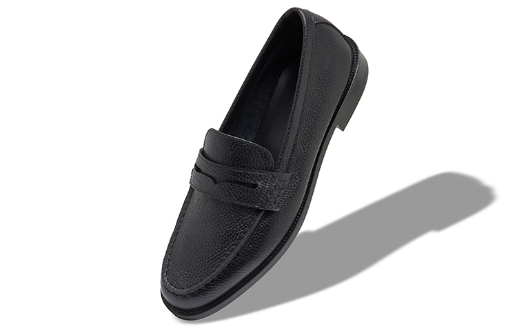 Manolo Blahnik Penny Loafer 'Retro Calfskin Black' 圖 3