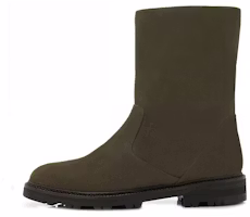 Manolo Blahnik Short Boot 'Green Velvet Slip-On' 322-2229-0001 Manolo Blahnik Short Boot 'Green Velvet Slip-On' 322-2229-0001