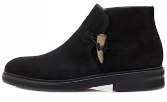 Manolo Blahnik Suede Desert Boots 'Black' 122-1971-0003 Manolo Blahnik Suede Desert Boots 'Black' 122-1971-0003