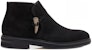 Manolo Blahnik But Hitam Suede Desert Boots 122-1971-0003