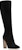 Manolo Blahnik But Suede Tumit Tebal Lutut Tinggi 'Hitam' 321-1943-0001
