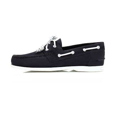 Manolo Blahnik Suede Low-Top Casual Flats 'Navy'