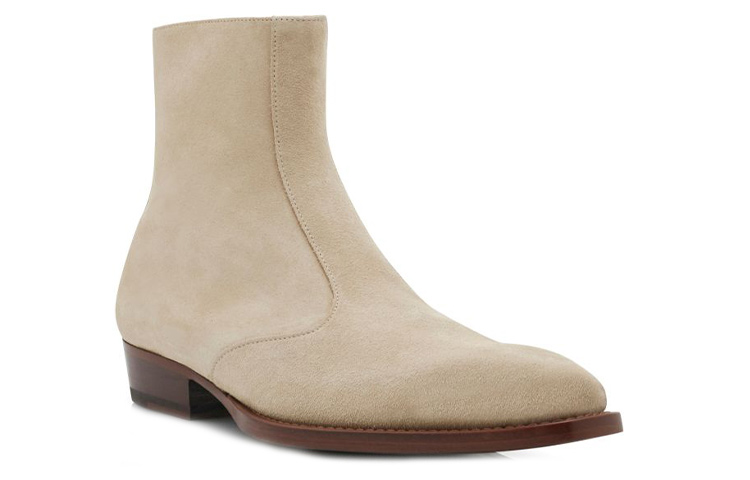 Manolo Blahnik Zippered Ankle Boot 'Cream' 圖 2