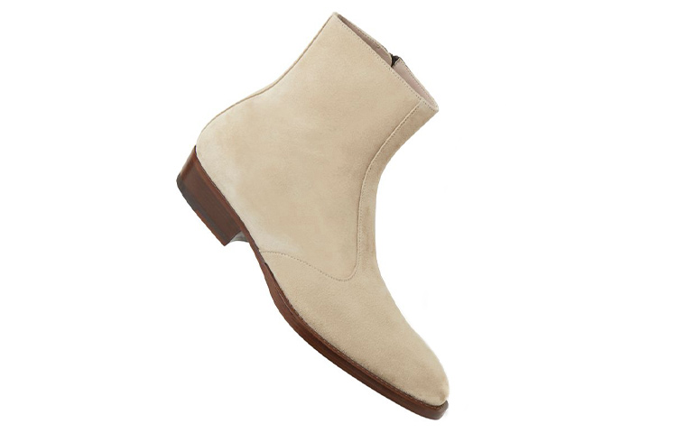 Manolo Blahnik Zippered Ankle Boot 'Cream' 圖 3