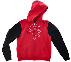 MARC JACOBS FW22 Colorblock Logo Print Zip Hoodie Red/Black () P609C15FA22-634 MARC JACOBS FW22 Colorblock Logo Print Zip Hoodie Red/Black () P609C15FA22-634
