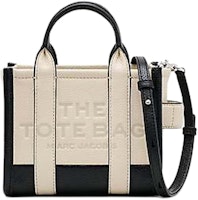 Marc Jacobs The Colorblock Mini Tote Bag Black/Natural Marc Jacobs The Colorblock Mini Tote Bag Black/Natural
