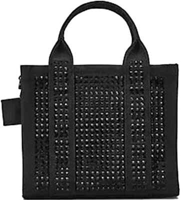 Bolso Tote Mini de Lona con Cristales Negro Marc Jacobs Order Bolso Tote Mini de Lona con Cristales Negro Marc Jacobs