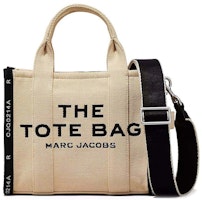 Marc Jacobs The Jacquard Small Tote Bag Warm Sand Beige Marc Jacobs The Jacquard Small Tote Bag Warm Sand Beige