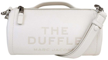 Marc Jacobs The Leather Duffle Bag White Marc Jacobs The Leather Duffle Bag White