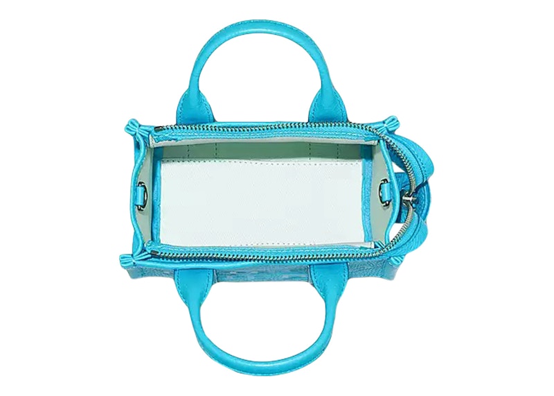 Order マーク ジェイコブス レザー マイクロ トートバッグ プール