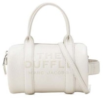 Marc Jacobs The Leather Mini Duffle White Marc Jacobs The Leather Mini Duffle White
