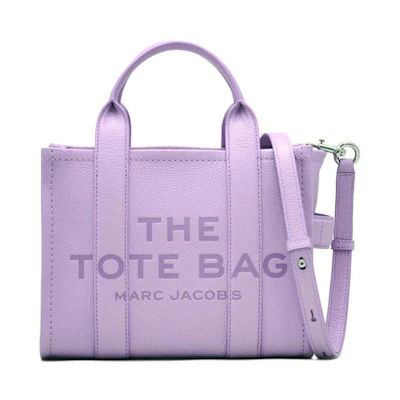 Marc Jacobs The Leather Small Tote Bag Wisteria Purple