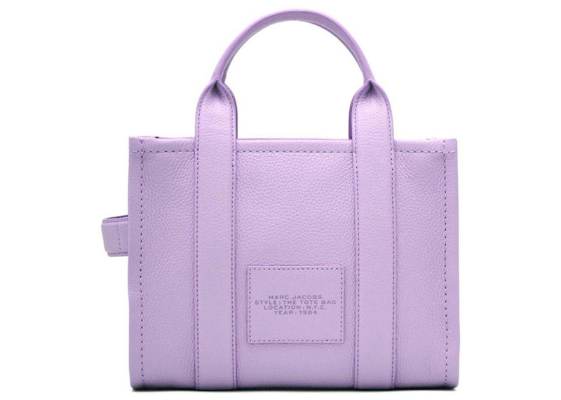 Order 마크 제이콥스 가죽 스몰 토트백 (위스테리아 퍼플) 
