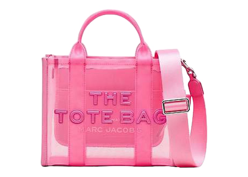 Marc Jacobs The Mesh Small Tote Bag Candy Pink