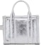 Order Marc Jacobs 銀色金屬質感小號皮革托特包