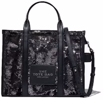 Marc Jacobs The Sequin Micro Tote Bag Black Marc Jacobs The Sequin Micro Tote Bag Black