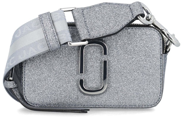 Marc Jacobs The Snapshot Glitter Shoulder Bag Silver Buy Marc Jacobs The Snapshot Glitter Shoulder Bag Silver