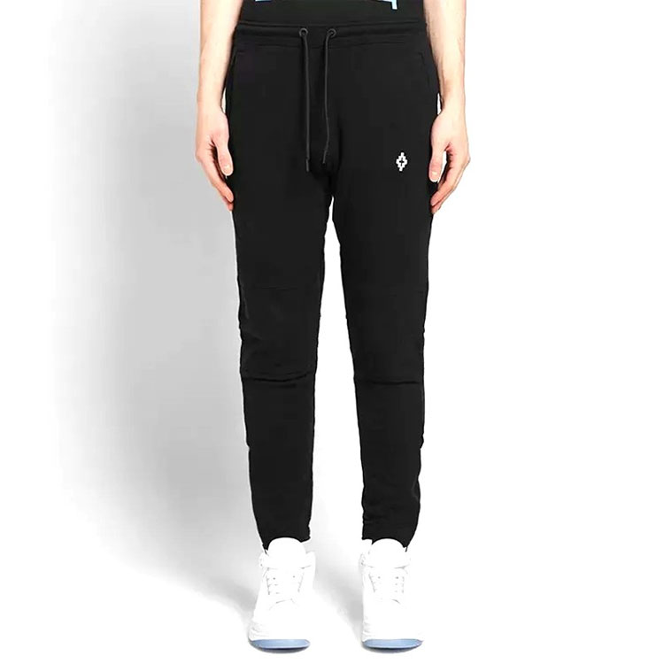 Lookbook Marcelo Burlon Seluar Lurus Hitam Kapas Kasual Lelaki. CMCH013R196301011001