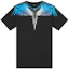Buy Camiseta Negra Marcelo Burlon Cuello Redondo con Alas Azul Hielo. CMAA018S20JER0011045