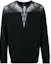 Buy Marcelo Burlon 黑色羽毛印花絨面連帽運動衫 CMBA009F185060621006