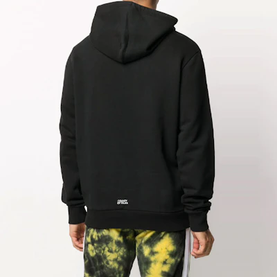 Marcelo Burlon 黑色刺绣Logo连帽卫衣 CMBB007E20FLE0111001 Shop Marcelo Burlon 黑色刺绣Logo连帽卫衣 CMBB007E20FLE0111001
