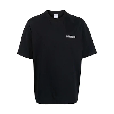 Marcelo Burlon Black Printed Crew Neck Short Sleeve T-Shirt CMAA054C99JER0011001
