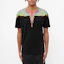 Lookbook Camiseta Marcelo Burlon Negra con Estampado de Alas Fluorescentes. CMAA018R20JER0081040