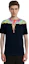 Sizing Camiseta Marcelo Burlon Negra con Estampado de Alas Fluorescentes. CMAA018R20JER0081040