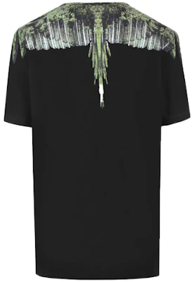 Marcelo Burlon Camiseta Negra con Diseño de Alas. CMAA018R20JER0191055 Lookbook Marcelo Burlon Camiseta Negra con Diseño de Alas. CMAA018R20JER0191055