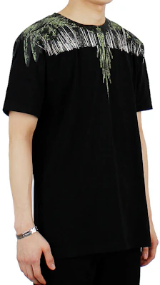 Marcelo Burlon Camiseta Negra con Diseño de Alas. CMAA018R20JER0191055 Details for Marcelo Burlon Camiseta Negra con Diseño de Alas. CMAA018R20JER0191055