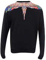 Marcelo Burlon Graphic Print Crewneck Sweatshirt Black CMBA009F19506022IW1088 Marcelo Burlon Graphic Print Crewneck Sweatshirt Black CMBA009F19506022IW1088