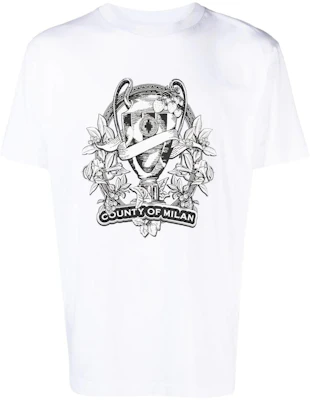 Camiseta Blanca con Logo Marcelo Burlon de Cuello Redondo. CMAA018F22JER0090110 Buy Camiseta Blanca con Logo Marcelo Burlon de Cuello Redondo. CMAA018F22JER0090110