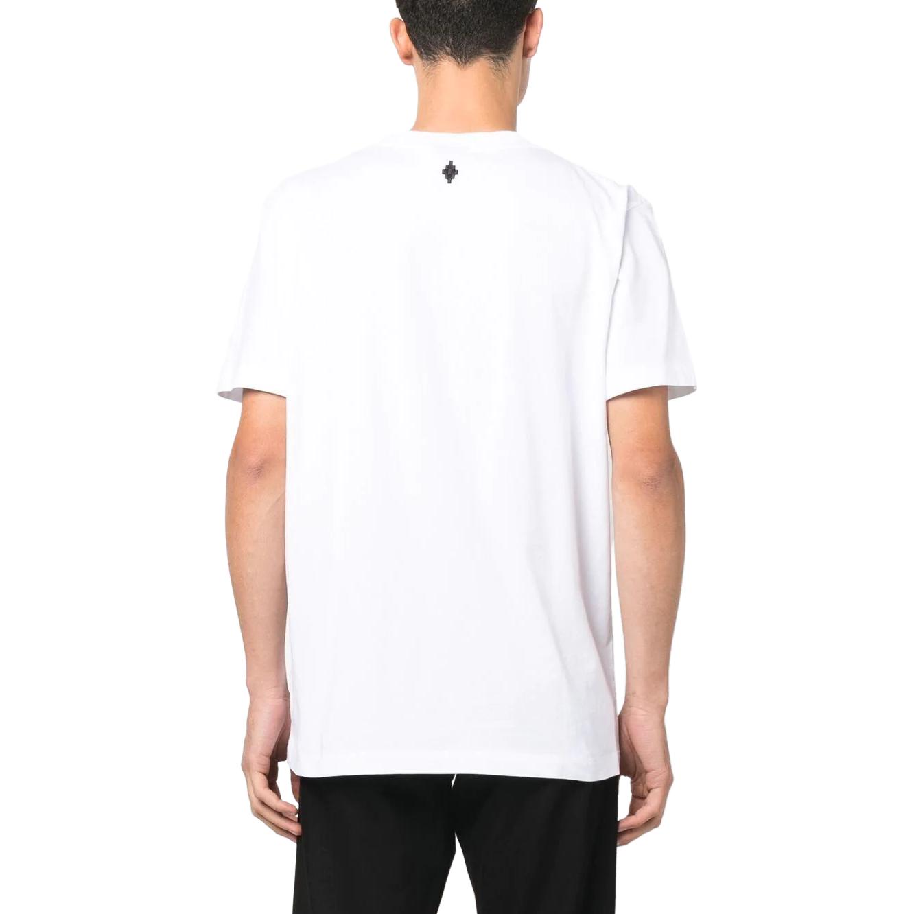 Purchase Camiseta Blanca con Logo Marcelo Burlon de Cuello Redondo. CMAA018F22JER0090110