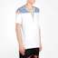 Purchase Marcelo Burlon Camiseta Blanca con Estampado de Alas Rojas y Amarillas. CMAA018S20JER0010184