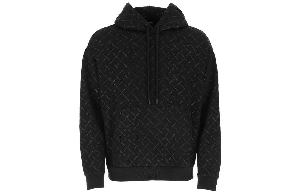 Marcelo Burlon Back Graphic Printed Hoodie Black CMBB007F21FLE0091020