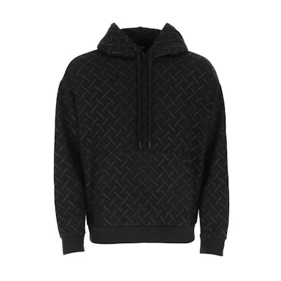 Marcelo Burlon Back Graphic Printed Hoodie Black CMBB007F21FLE0091020