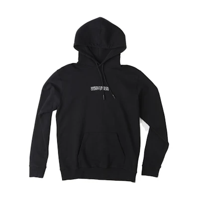 Marcelo Burlon Black Printed Casual Hoodie Long Sleeve Pullover CMBB040R21FLE001-1030