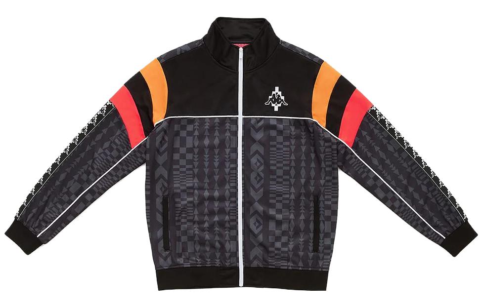 Marcelo Burlon Blue Crewneck Sweatshirt with Portrait Print for Men CMBA049S22FLE004-4887