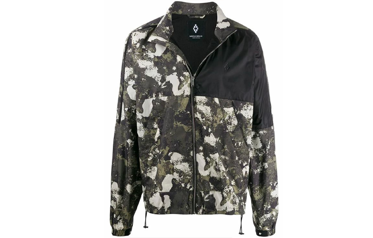 Marcelo Burlon Cartoon Print Crewneck Sweatshirt Men’s Grey Orange 19456131-43227887-1000