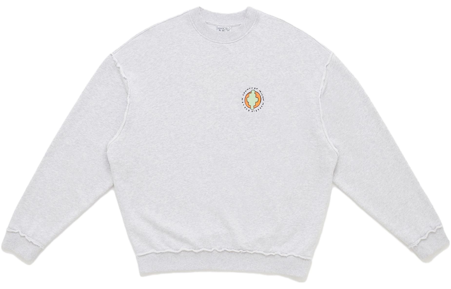 Marcelo Burlon Casual Cartoon Print Hoodie Black CMBB065E19A890318801