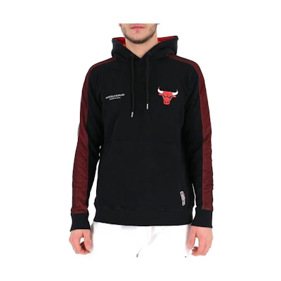 Marcelo Burlon Chicago Bulls Hoodie Sweatshirt Black CMBB044R19630037-1088